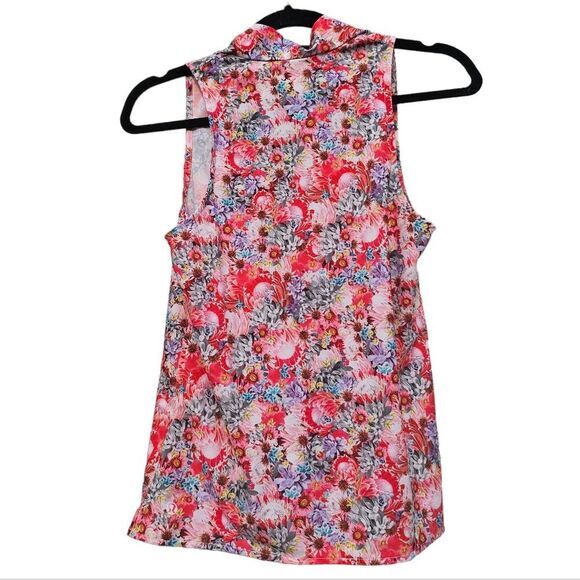 Lululemon Floral Faux Wrap Tank Rollin With My Omies Flowabunga‎ Sleeveles 6 - Picture 6 of 9